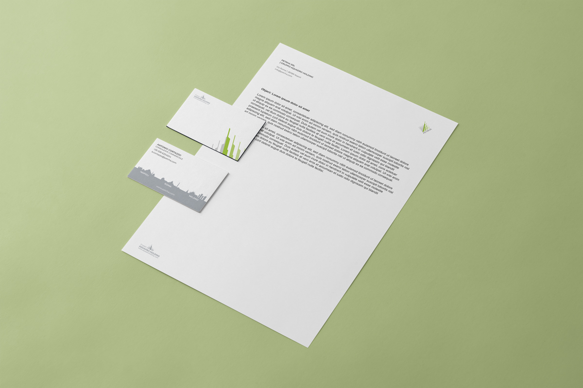 Aquadro business card